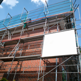 Stampe e cartelloni pubblicitari in cantiere