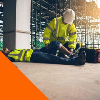 Caduta dall'alto in cantiere