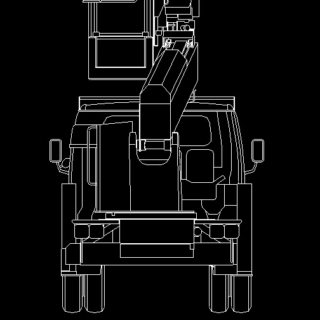 Blocchi cad cestello